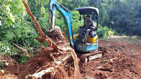 mini excavator for tree work|mini excavators for tree removal.